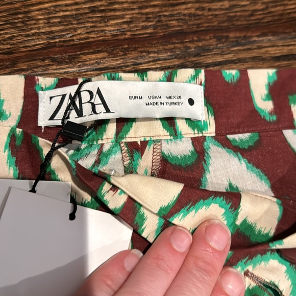 **NWT** Zara Printed Pant - Picture 6 of 7